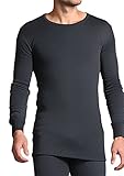 HEAT HOLDERS - Mens Winter Warm Thermal Underwear Long Sleeve Vest Top Shirt (Large: 41-43