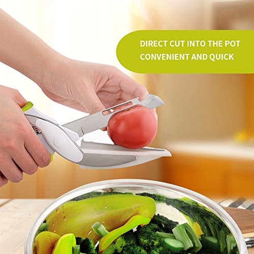 WALLOP Multifunctional Detachable Kitchen Scissors with Cutting Board