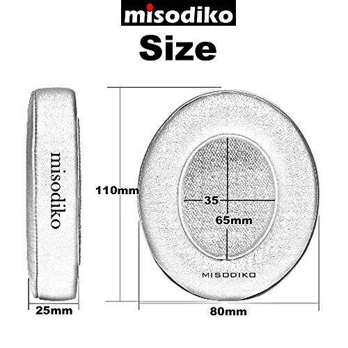 image for misodiko Replacement Cushions Ear Pads - for Sennheiser GSP 300, GSP 3
