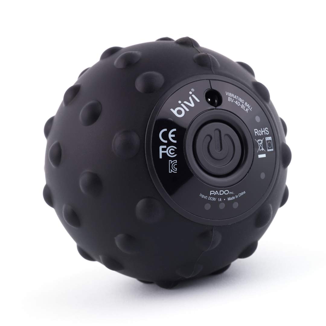 Bivi 4Speed Vibrating Massage Ball Therapy Ball for Myofascial Release, Replaces