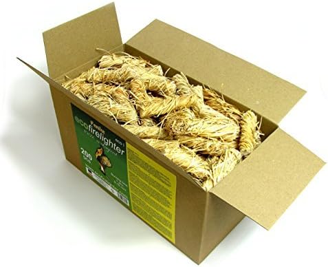 Feniks Firelighters 200pcs. in the box, For Fireplace, Stoves, Barbecues and Campfires by Feniks Eco Firelighters