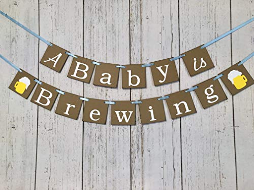 Amazon Com Baby Shower Decorations A Baby Is Brewing Banner