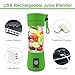 Smoothie Blender, Personal Blender, MONOLED Professional 380ML USB Rechargeable Juice Blender Food Processor Smoothie Maker Sport Bottle for Family,Office and Travel