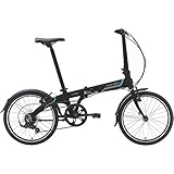 Dahon Vybe D7 Folding Bike Obsidian with Fenders