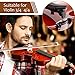 Violin Shoulder Rest Adjustable for 3/4-4/4 Size Violin, 13-14 Inch Viola Shoulder Rest, Fiddle Violin Shoulder Pad with Collapsible Feet for Violinist/Begginer Newbie Violin Player - Black