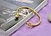 OPK Jewelry Fashion Gold Plated Children's Bangle Heart and Bell Pendant Cuff Bracelets (gold bracelet for baby)