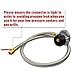 onlyfire 36-Inch Stainless Braided Low Pressure Propane Hose and Regulator Connection Kit, 3/8 Inch Flare Swivel Fitting