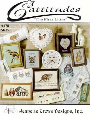 Cattitudes - First Litter - Cross Stitch Pattern