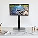 iKross Single Monitor Desk Mount with Free Stand Base/Tool Free Height Adjustment/Detachable VESA Plate for 13-27 inch LED/LCD VESA Screen