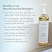 Puracy Natural Liquid Laundry Detergent, Hypoallergenic, Effective, Fresh Linen, 24 Ounce (2-Pack)