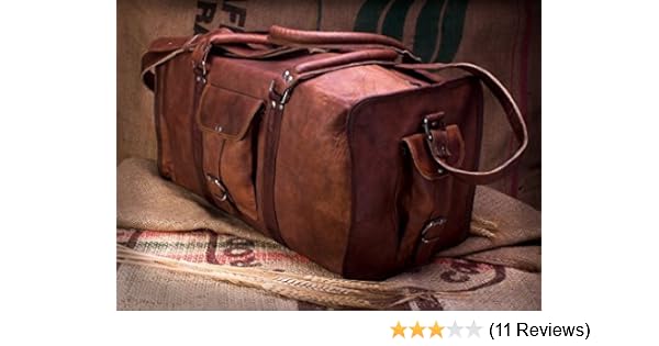 leder duffle bag