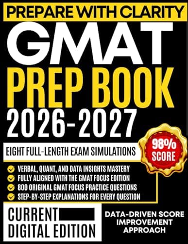 GMAT Focus Edition Study Guide 2026-2027: Complete Exam Prep with