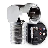 GE Right-Angle F-Type Connector Adapter For RG59