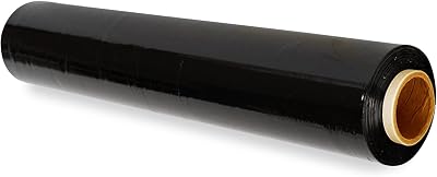 G4GADGET 400mm x 150m Premium Black Pallet Shrink Wrap 17 Micron 750g