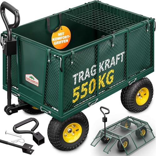 GARDEBRUK Bollerwagen 550kg Belastbar