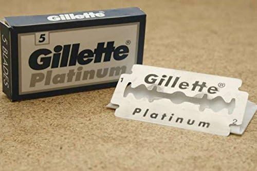 25 GILLÈTTE Platinum Double Edge Razor Blades Made in Russia