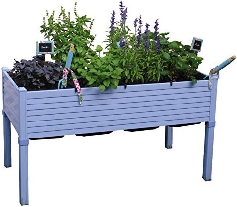 Huerto urbano GREENLAND de 120x60x75 cm. Para terraza/jardín ...