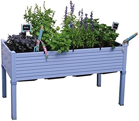 Huerto urbano GREENLAND de 120x60x75 cm. Para terraza/jardín ...