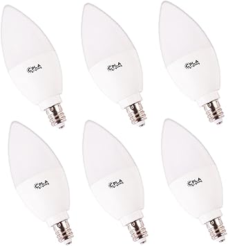 Cpla Led Replacement Chandelier Light Bulbs For Ceiling Fan