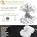ALOVECO LED String Lights, 18ft 50 LED Waterproof Ball Lights with Remote, 8 Lighting Modes, Battery Powered Starry Fairy String Lights for Bedroom, Garden, Christmas Tree, Wedding, Party(Warm Color)