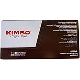 100 Kimbo Espresso coffee Capsules Compatible with Nespresso Original machines (Napoli, 100 regular pods)
