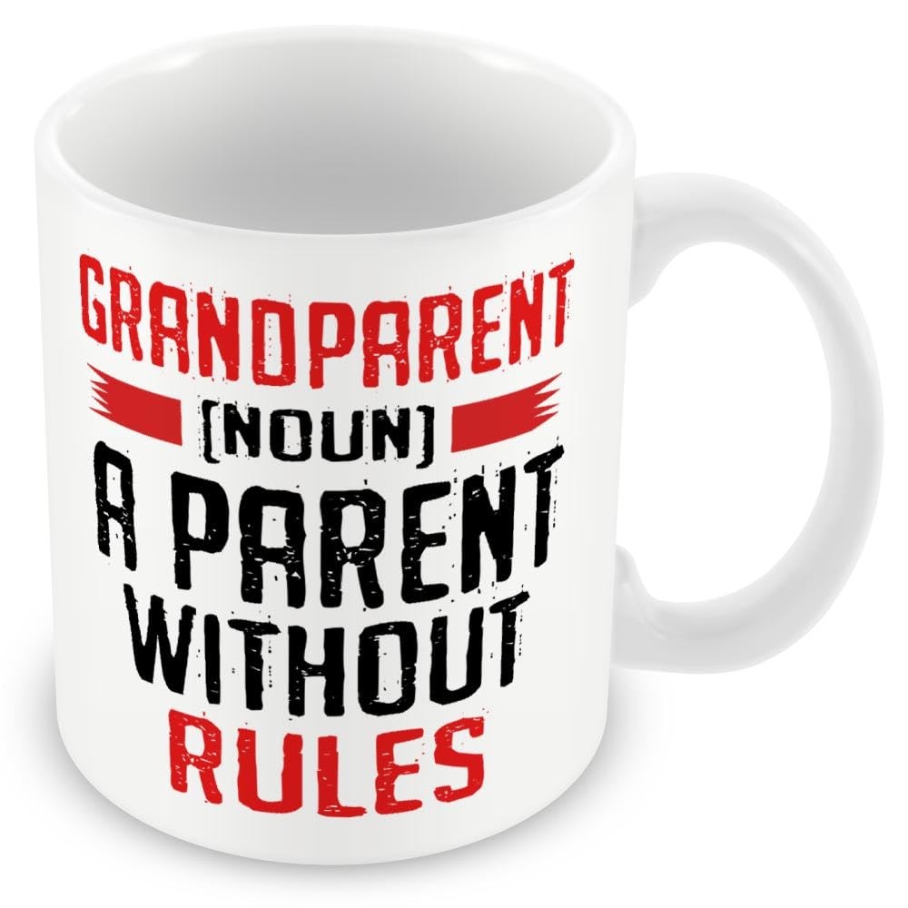 Mug Gift for Grandad/Grandma - Grandparent A Parent Without Rules