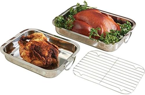 BNFUSA KTRST3 Chefs Secret 18-8 Stainless Steel Roasting Set, 3 Piece