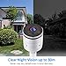 Ctronics WiFi Camera Outdoor, 1080P Wireless Security IP Camera with 110°Wide View, Two-Way Audio, Instant Notification of Motion Detection, 98ft Night Vision, White
