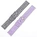 QIBOX Bands Compatible with Versa, Woven Fabric Wrist Strap Watch Special Edition Replacement Bands Classic Square Stainless Steel Buckle Compatible with Versa Smart Watch