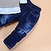 puseky 2pcs Toddler Baby Boys Bow Tie Shirt Tops+Denim Pants Gentleman Clothes Outfits for Baby Boys 2T 3T