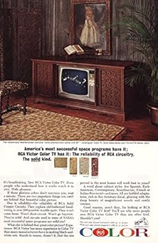 Amazon Com Rca Victor Color Television Vintage Ad 1960 S 243