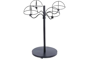 Lhysn Wig Stands for Multiple Wigs Hanger Display Rack,Wig Holder,Metal Storage Organizer for Wig Rack Stand(Black)