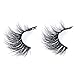 Arison Lashes 3D Mink Lashes False Fake Eyelashes Wispy Strips Silk Reusable Handmade Real Long Fur Soft Dramatic Natural Look 1 Pair Package for Women Makeup(3D661)