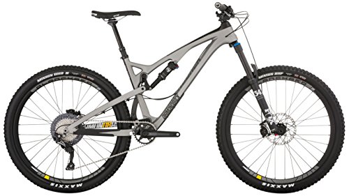 Diamondback Bicycles Release 4 C Carbon Full Suspension Mountain Bike, Silver, 19