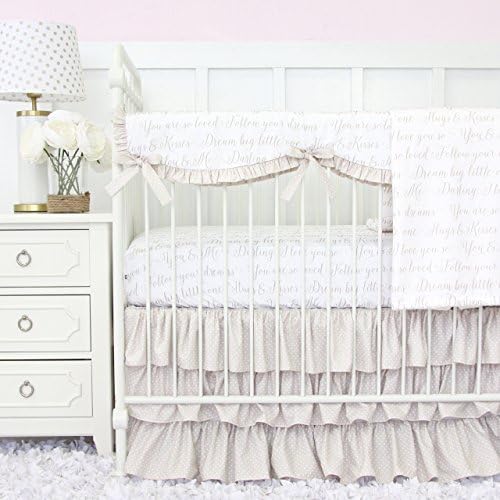 Caden Lane Love Letters 2 Piece Crib Bedding Set