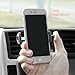 Car Holder, Veckle Air Vent Car Mount Holder, Easy Operation Universal Cell Phone Holder Car Cradle Stand for Smartphone iPhone 7 6S 6 Plus Samsung Galaxy S8 Plus Note 5 4 Google Pixel XL GPS - Black