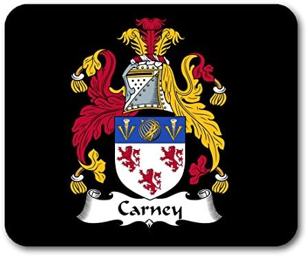 Carney Coat of Arms/Carney Family Crest Mousepad by Carpe Diem Designs, Made in the U.S.A
