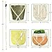 Macrame Plant Hangers Hanging Planter - 3 Pack Indoor or Outdoor Cotton Rope Hanging Plant Holder for Flower Pots - Modern Boho Home Decor, 3 Legs 42 Inch