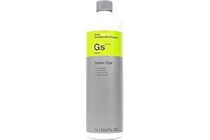 KOCHCHEMIE Green Star - Highly Concentrated Universal Cleaner; NTA, Phosphate, and Solvent Free, Clean Auto Interiors and Exteriors, Engines, Commercial, Home, and Industrial Use (1 Liter)