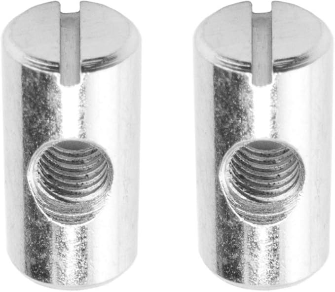 M8 x 60mm Cross Dowels Barrel Nuts for Cots Beds or Furniture Assembly