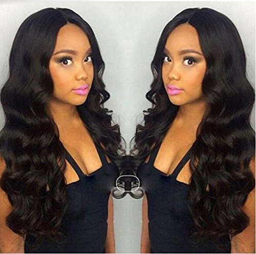 Ms Fenda 360 Lace Frontal Wig 180% Density Brazilian Remy Human Hair Adjustable Wigs with Baby Hair Full Lace High Density Wig for Black Women