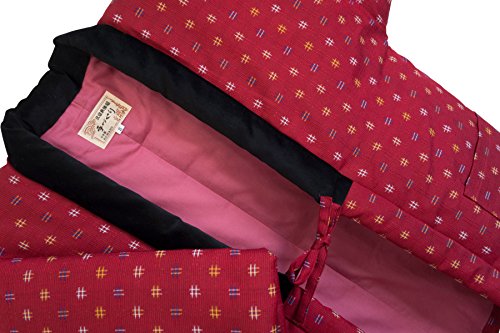 WATANOSATO Small Size Hanten (Cotton Jacket Made in Japan Kimono-Style) Womens (Small, 98)