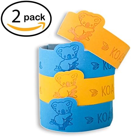 KOABII: Mosquito Repellent for Babies and Kids, Easy Snap on Baby Strollers and Crib, Best Natural Ingredients, Protection Lasts 7 Days (2 Pieces)