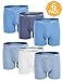 Dimore 6 Pack Cotton Stretch Boxer Briefs Underwear Shorts for Men,Large