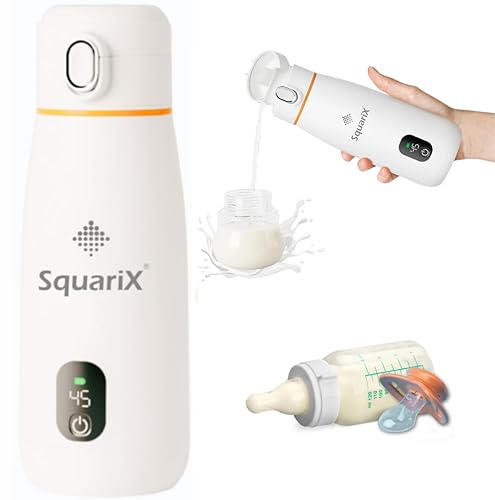 Portable Baby Bottle Warmers Fast Charging with USB Port, Cordless