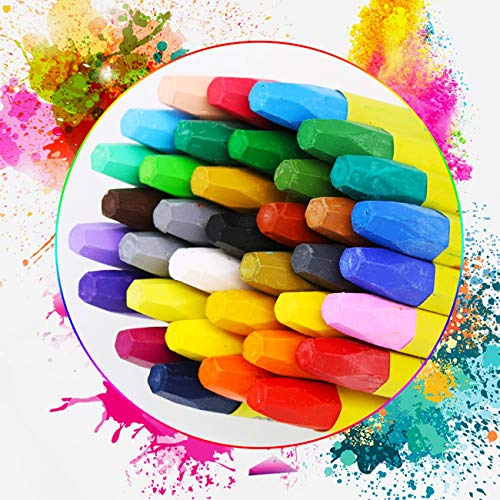 Magicdo 36 Colors Oil Pastels with Pastel Holders and Sharpeners, Non Toxic, Smooth Blending Texture - Thumbnail 2