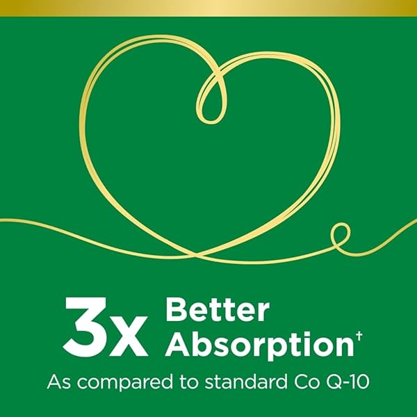 NATURE’S BOUNTY ADVANCED TRIPLE ABSORB CO Q-10, HEART HEALTH, RAPID RELEASE SOFTGELS, 90 CT