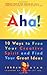 Aha! 10 Ways to Free Your Creative Spirit and Find Your Great Ideas 1st (first) Edition by Ayan, Jordan published by Potter Style (1996) - Book by Jordan Ayan