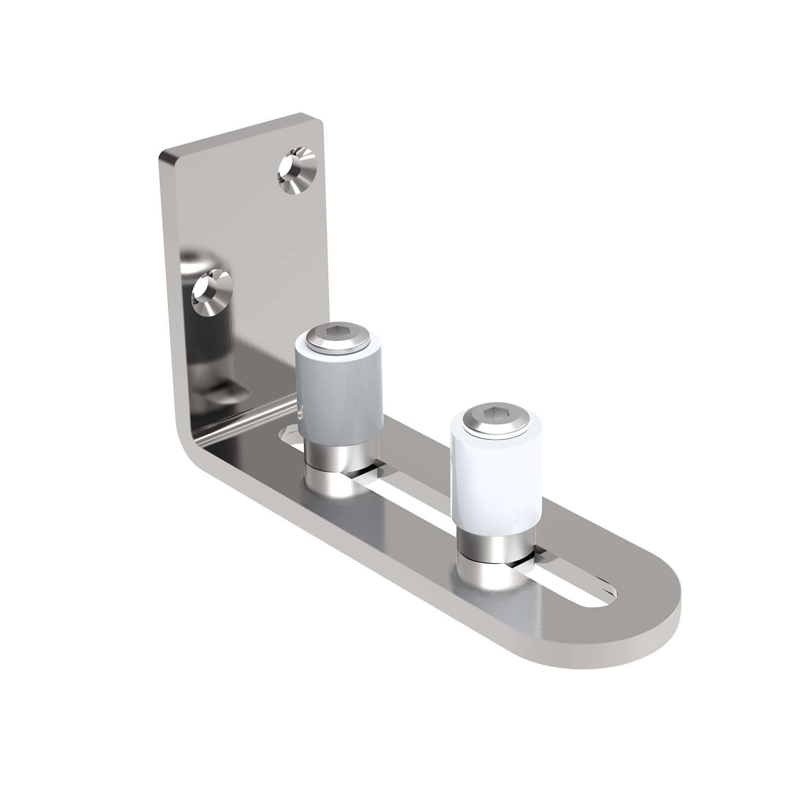 TSMST Adjustable Floor Guide Sliding Barn Door Wall/Door Bottom Guide Stainless Steel Style — image 1