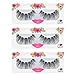 LashXO Lashes- Venus Vibe-3 PK Premium Quality False Eyelashes- Compare to brand Make Up Lashes, Mac Lashes and House of Lashes Fake Eyelashes